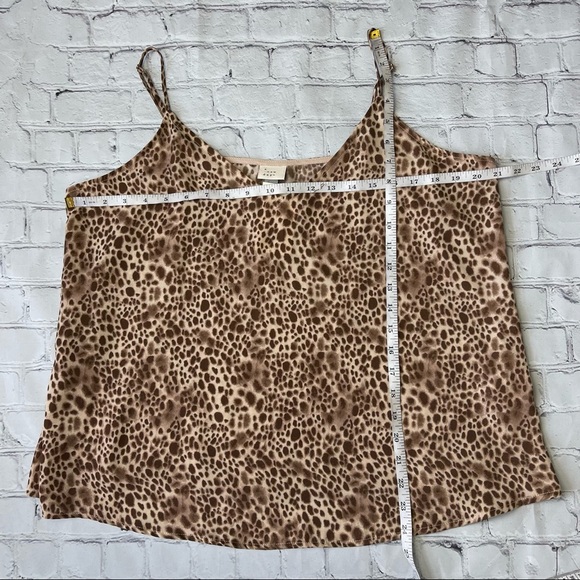 3/30$🔥 NWT A new day animal print flowy cami adjustable spaghetti strap size XL - Picture 6 of 8